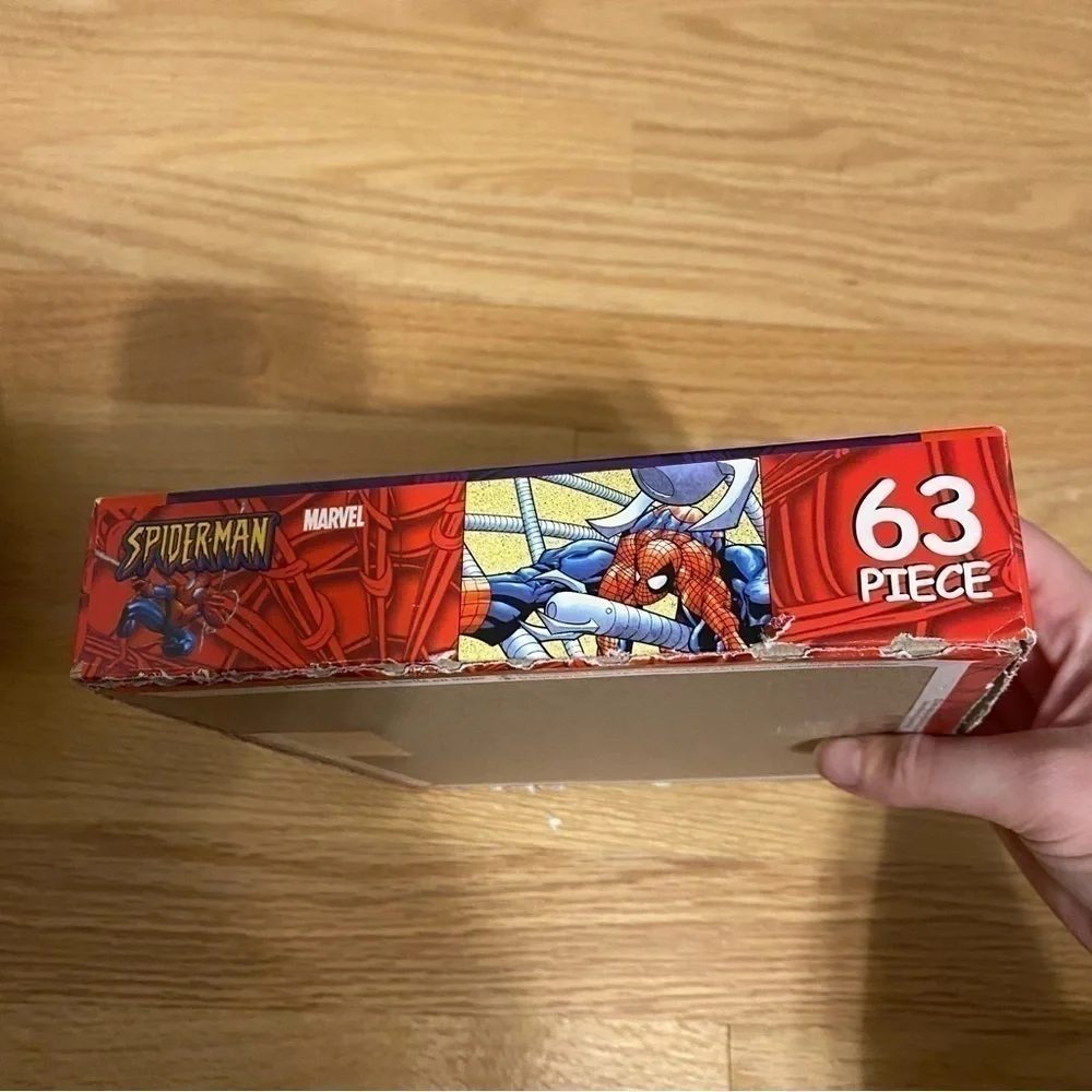 Spider-Man Puzzle 63 Piece Kids Toy Marvel Red Blue